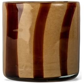Calore Ljuslykta 10cm Brun/beige
