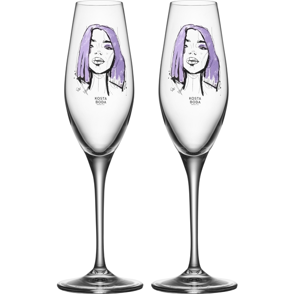 Champagneglass All About You 2-pack (Bilde 1 av 4)