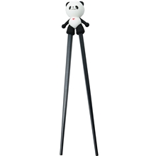 Children Chopsticks 22cm 1 stk Panda Black