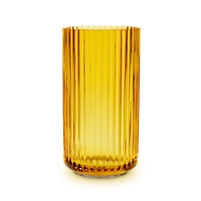 15 cm - Amber - Lyngbyvasen Glass amber