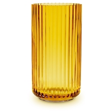 Lyngbyvasen Glass amber Amber 38 cm