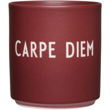 Design Letters Favoritkopp Carpe Diem / Burgundy