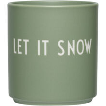 Design Letters Favoritkopp Let it snow / Green