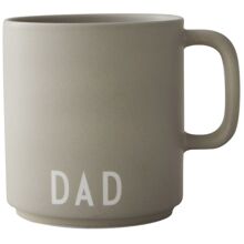 Design Letters Favoritkopp med håndtak Dad / Cool Grey