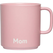 Design Letters Favoritkopp med håndtak Mom / Creole Pink