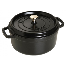 Staub Rund gryta 3,8 L Svart