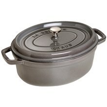 Grå - Staub Oval gryte 4,2 L