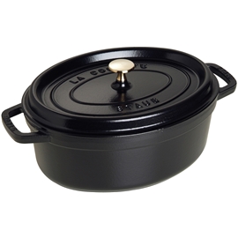 Staub Oval gryte 4,2 L Sort