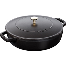 Sort - Staub Chistera sautépanne 3,7 L