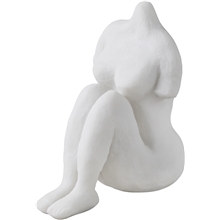 Off-white - Art piece Sittende kvinne 14cm