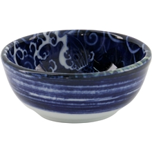 Carp Blue - Japonism Dish 8.7x3.7cm