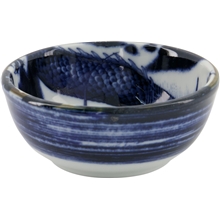 Japonism Dish 8.7x3.7cm Dragon Blue