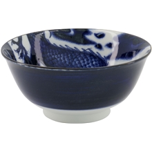 Japonism Tayo Bowl 14.7x7.6cm Dragon Blue