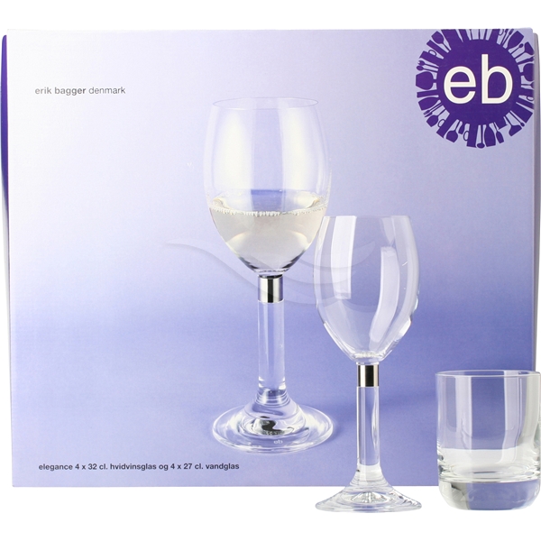 Gavesett vin & vannglass 8-pk (Bilde 1 av 4)