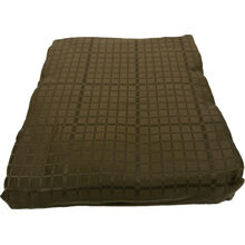 Brun - Jacquard Dynetrekk 150 x 210 cm