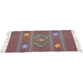 Matto - Boho Starburst 52 x 130 cm. Roosa