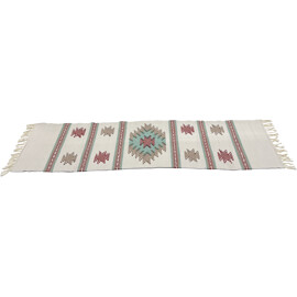Matto - Boho Starburst 52 x 200 cm. Offwhite
