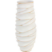 40 cm - Trevirke spiralformet, hvit