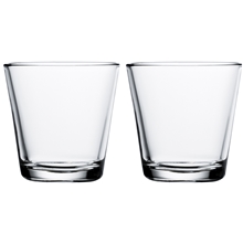 1 set - Transparent - Kartio Drikkeglass 21 cl 2stk/pakke