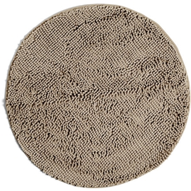 Badematte Rund Sand