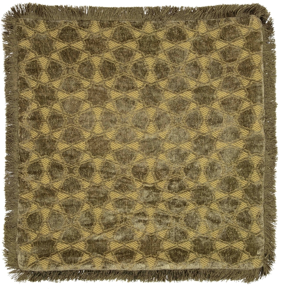 Day Mahal Chenille fringes Putefutteral - Moss