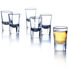 6 stk/pakke - Transparent - Grand Cru Snapsglass 4 cl 6-pk