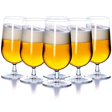 6 stk/pakke - Transparent - Grand Cru Ølglass 50 cl 6-pk