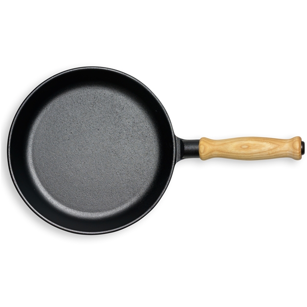 Stekepanne med trehåndtak (Bilde 2 av 2)