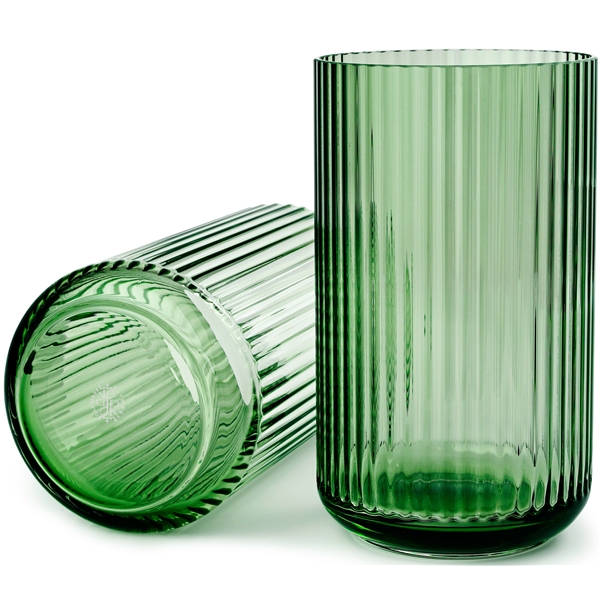Lyngbyvasen Glass Copenhagen Green (Bilde 1 av 3)