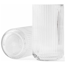 Lyngbyvasen Glass Clear Transparent 38 cm