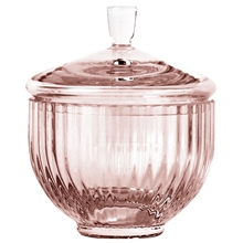 Lyngby Bonbonniere glass Burgundy 10 cm