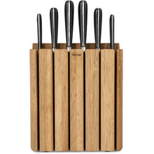 Signature Book Oak Knivblokk med 6 kniver