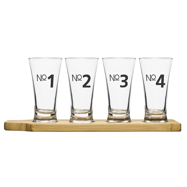 Bar ølsmakeglass, 4 glass/brikker. (Bilde 2 av 4)