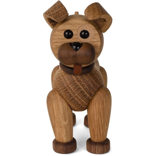 Woody Puppy Decoration 10 cm Eik (Bilde 2 av 5)