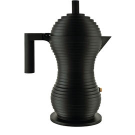Pulcina Espressobryggare Svart 6 Kopp/Koppar