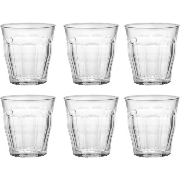 Duralex Drikkeglass Picardie 6-pak