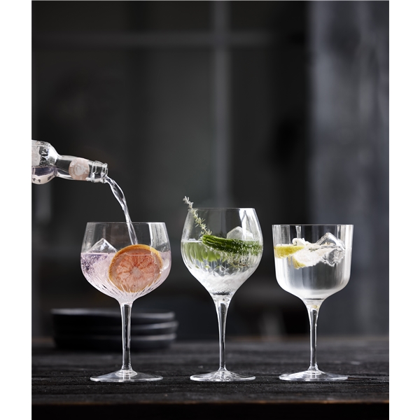 Diamante spanske gin & tonic glass 4-pakning (Bilde 2 av 2)