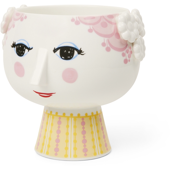 Eva Blomsterpotte på fot rosa 15,5cm (Bilde 2 av 7)