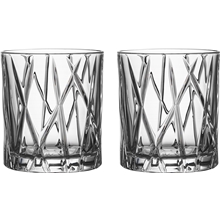 City Whisky glass AV 2-pakning 1 set