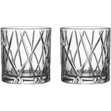 1 set - City Whisky glass DOF ??2-pakning