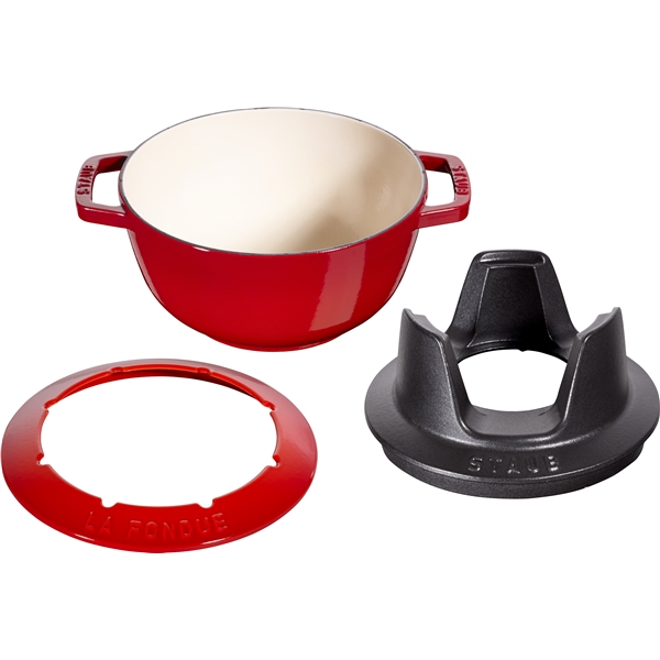 Staub Fondue sett 2,35 L (Bilde 4 av 4)