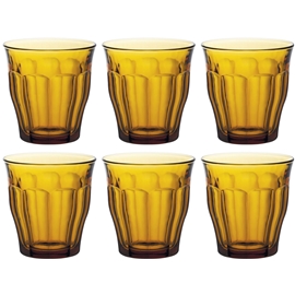 Duralex Dricksglas Picardie Amber 6-pack 25 cl