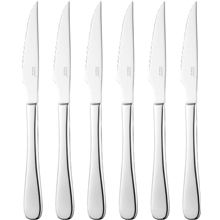 1 set - Klassisk grillkniv 6-pakning