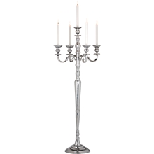 150 cm - Alster Candelabra aluminium 5-armet