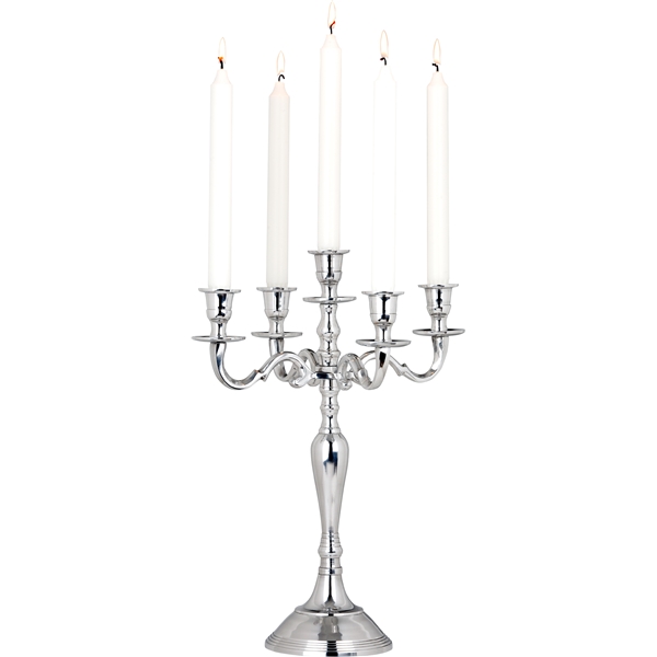 Alster Candelabra aluminium 5-armet