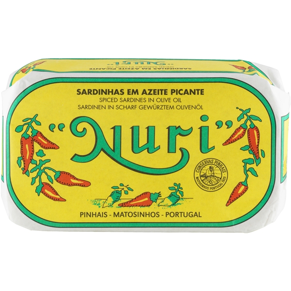 Krydret sardiner i olivenolje