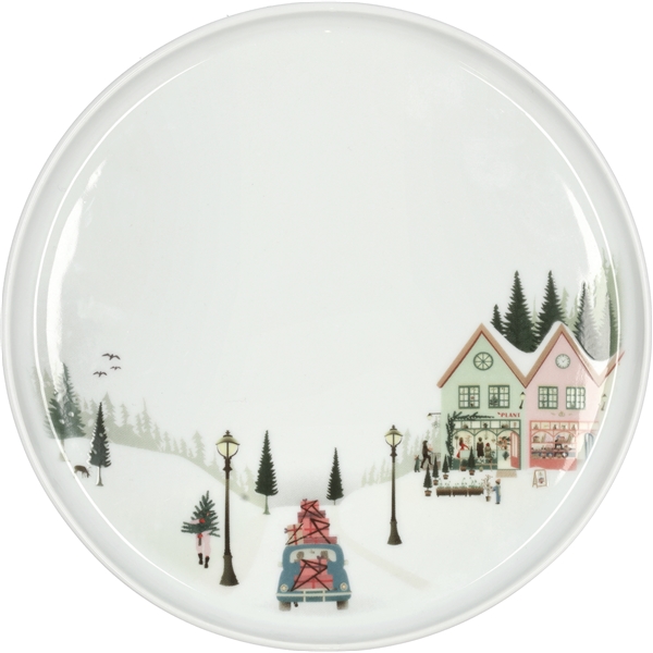 Pillivuyt Vinter Tallerken flat rett kant (Bilde 1 av 10)