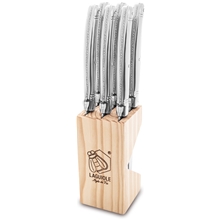 1 set - Grillkniver Laguiole Rustfritt Stål 6-pak