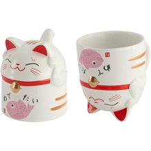 Pink - Kawaii Lucky Cat Krus 350ml