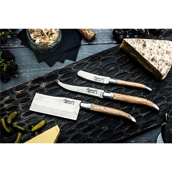 Ostekniver Laguiole Oak Wood Stonewash 3-pak (Bilde 6 av 7)